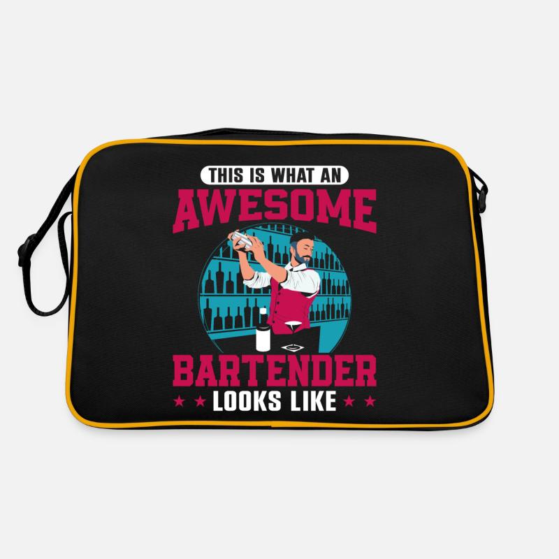 Bartender Mixologist This Is What Retro Bag
