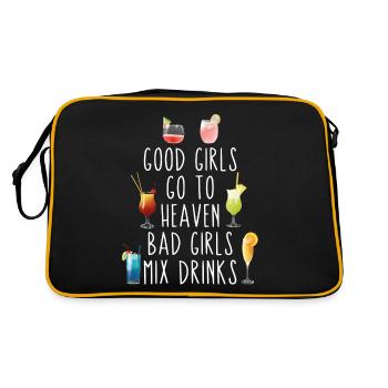 Barman Mixologue Good Girls Go - Sac Retro - noir/or - Dos