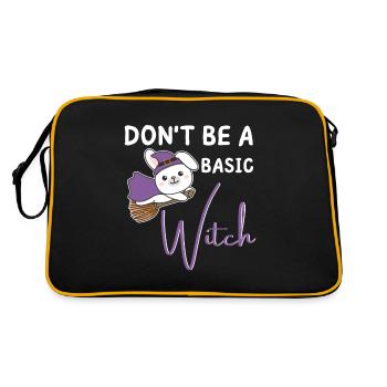 Les sorcières d’Halloween ne sont pas une sorcière de base - Sac Retro - noir/or - Dos