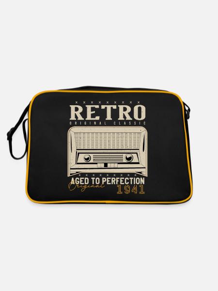 Rétro 1941 Cadeau Anniversaire 1941 Millésime 1941 - Sac Retro - noir/or - Dos