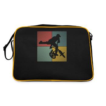 BMX Bike Freestyle race BMX - Sac Retro - noir/or - Dos