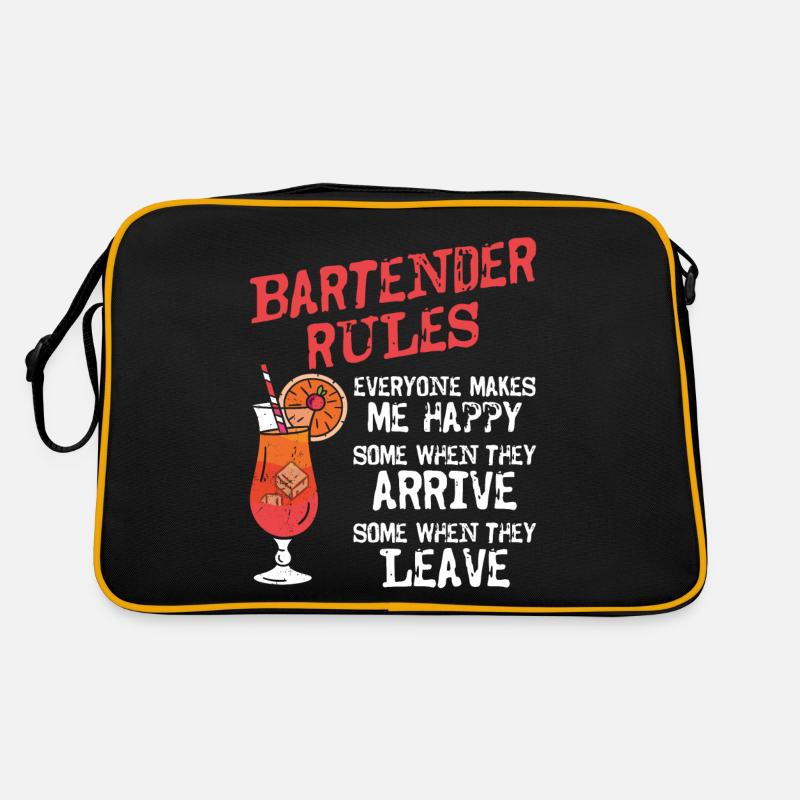 Bartender Mixologist Bartender Retro Tasche