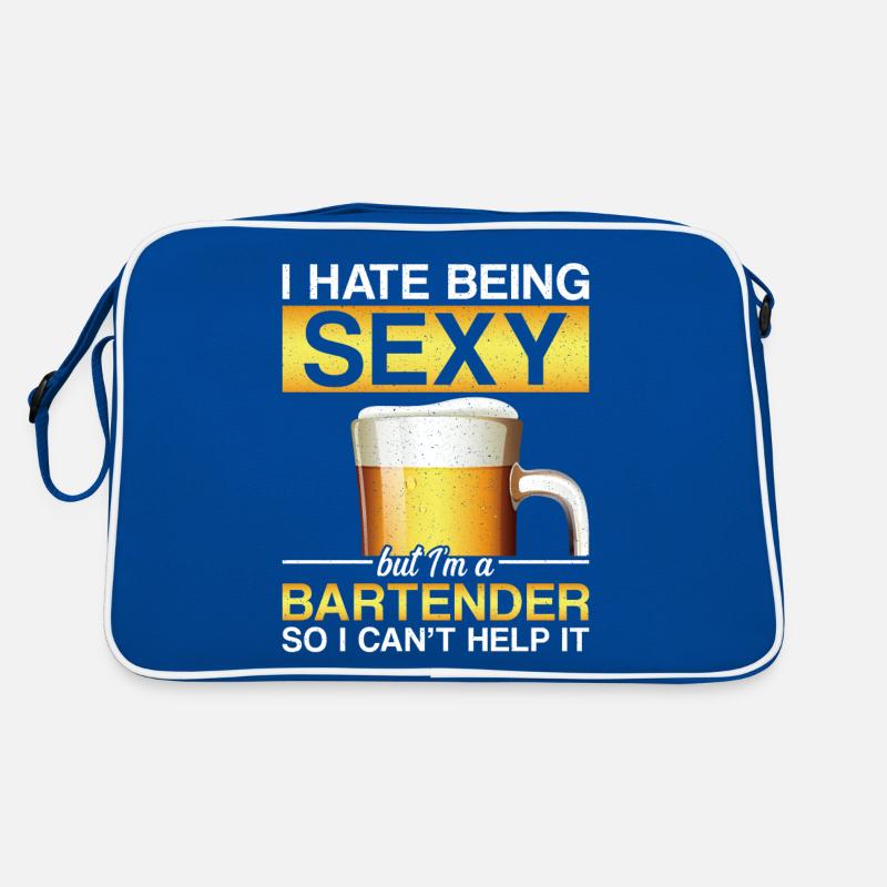 Bartender Mixologist I Hate Being Retro Tasche