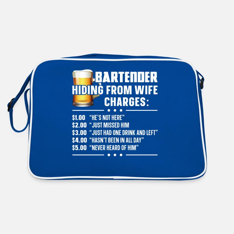 Bartender Mixologist Bartender Retro Tasche
