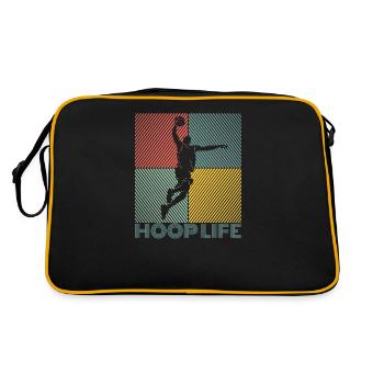 Basketteur basketteur basketteur « HOOP-LIFE » - Sac Retro - noir/or - Dos
