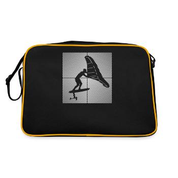 Wingfoil Surfer Wingfoiling Hydrofoil Kitefoil - Retro Bag - black/gold - Back