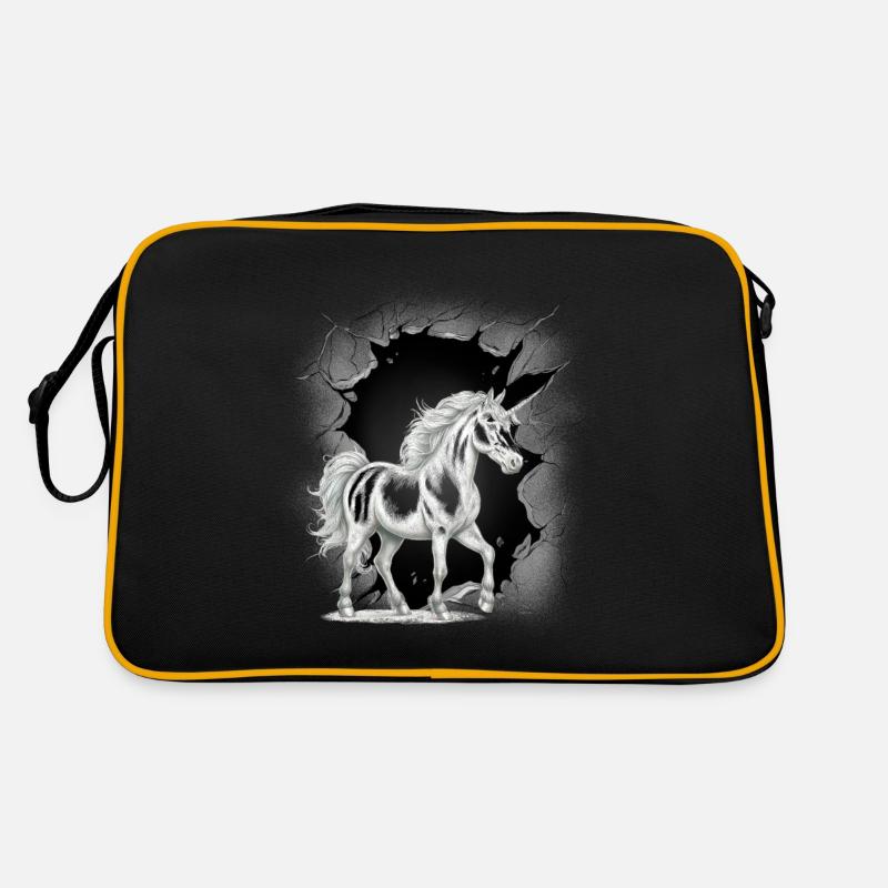 Unicorns, Unicorns, Mythical Creatures, Mythical Creatures, Mystical Retro Bag