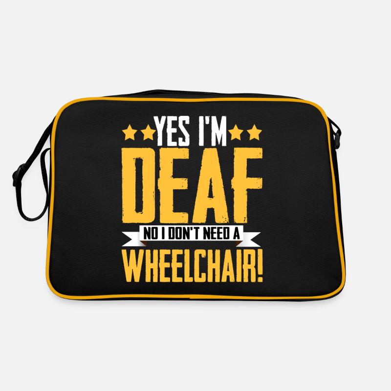Deaf Pride ASL Retro Bag