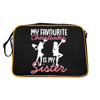 Cheerleading Cheer Squad's favorite cheerleader is - Retro Bag - black/gold - Back