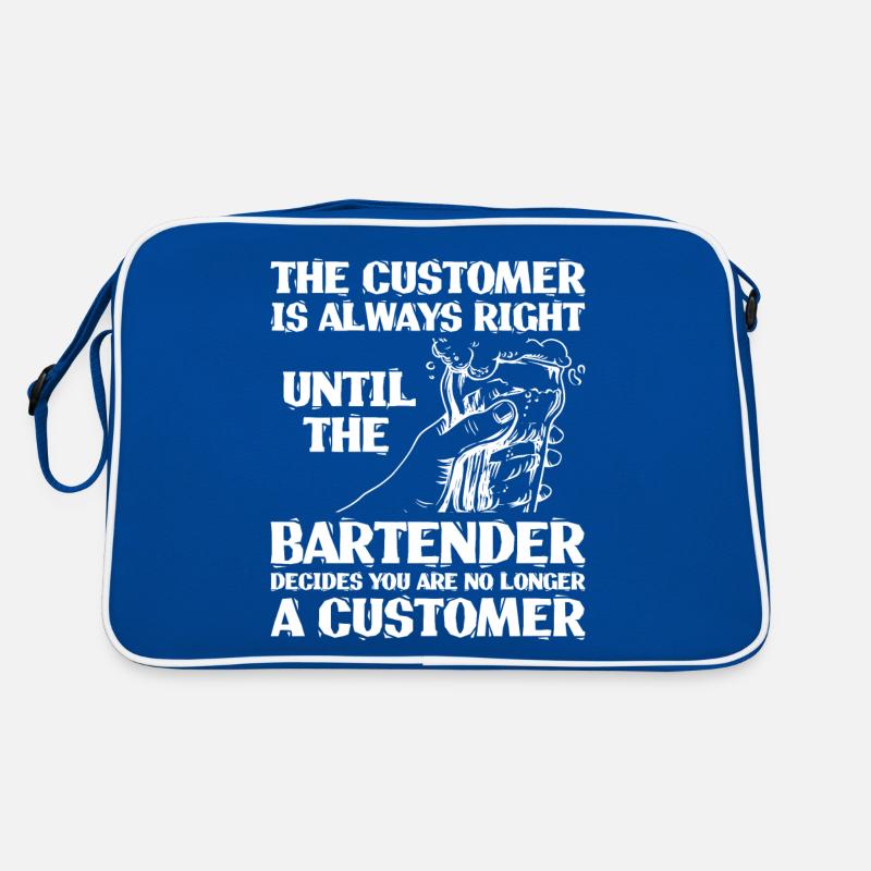 Barman Mixologue Le Client Sac Retro