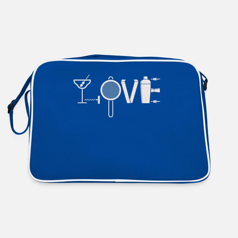 Bartender Mixologist Love Retro Tasche