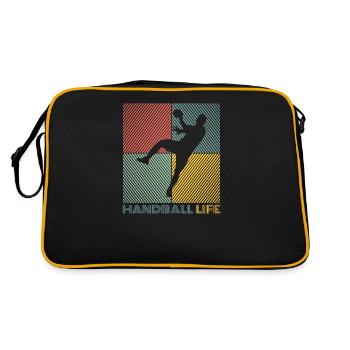Handball Joueur Handball Ball, Handball Handball - Sac Retro - noir/or - Dos