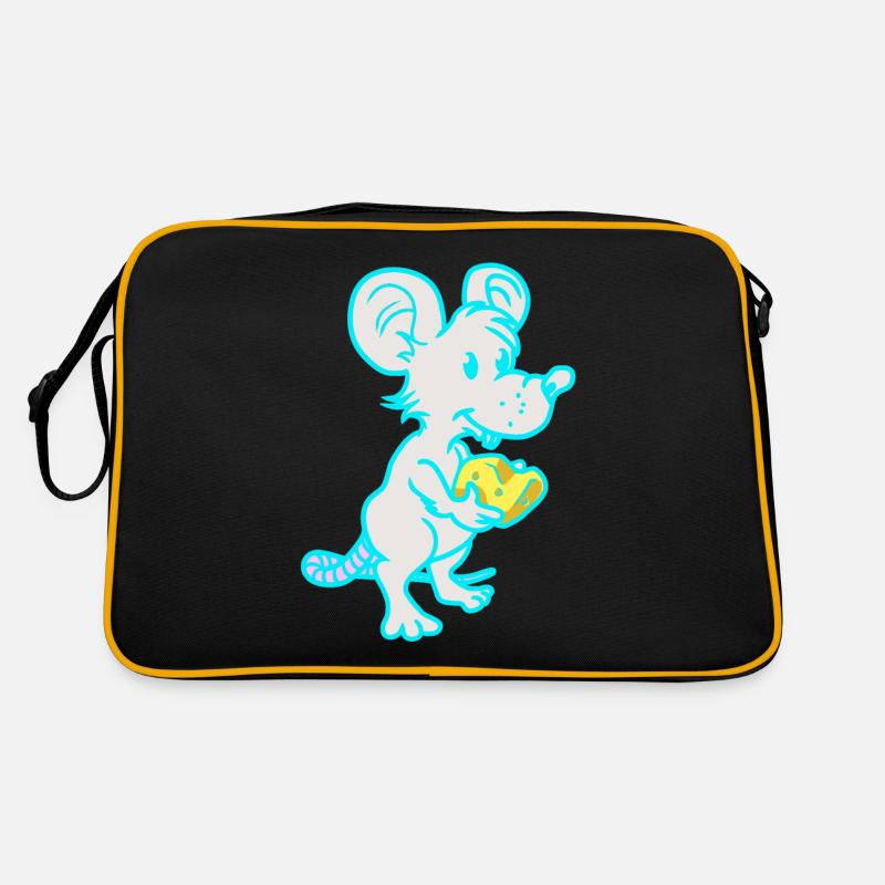 Mouse Rat Cheese Mice Rats Retro Bag