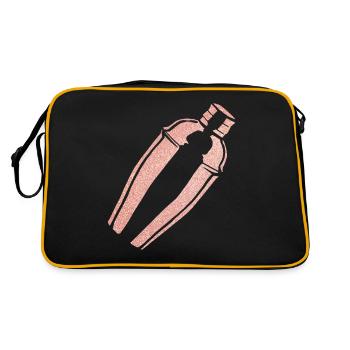 Bartender Mixologist Shaker - Retro Bag - black/gold - Back