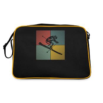 Ski Ski Remontées mécaniques Ski Ski Ski Skis - Sac Retro - noir/or - Dos