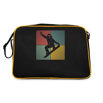 Ski Ski Remontées mécaniques Ski Ski Ski Skis - Sac Retro - noir/or - Dos