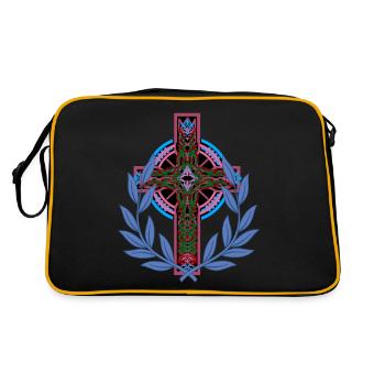 Croix Croix Crucifix - Sac Retro - noir/or - Dos