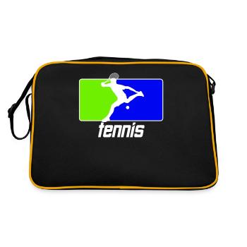 Vêtements pour joueurs de tennis Tennis Femmes Filles - Sac Retro - noir/or - Dos