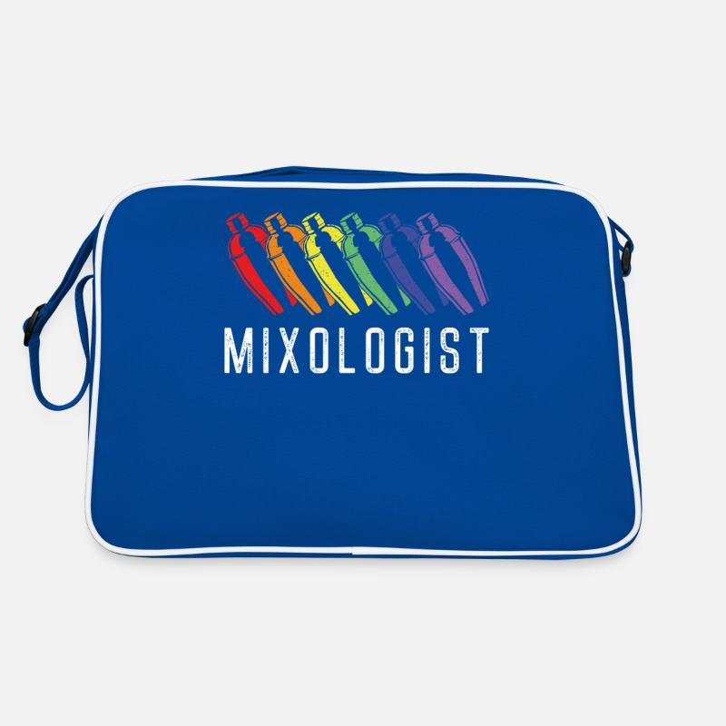 Bartender Mixologist Rainbow Retro Tasche