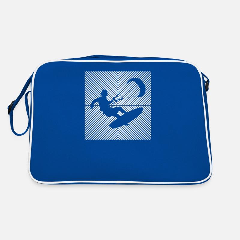 Kitesurf Kiteboard Kitesurfen Kite-Surf-board Retro Tasche