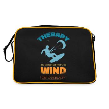 Kitesurf Kiteboards Kitesurfing Kite Surf Board - Sac Retro - noir/or - Dos