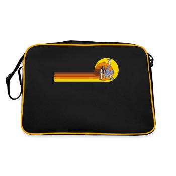 Inline-Skating Rollerskates Inline-Skater - Retro Bag - black/gold - Back