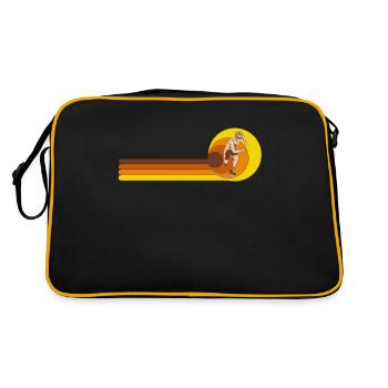 Inline-Skating Rollerskates Inline-Skater - Retro Bag - black/gold - Back