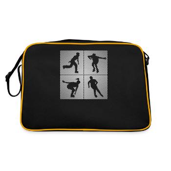 Inline-Skating Rollerskates Inline-Skater - Retro Bag - black/gold - Back
