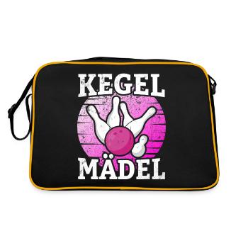 Fille de Kegel - Sac Retro - noir/or - Dos