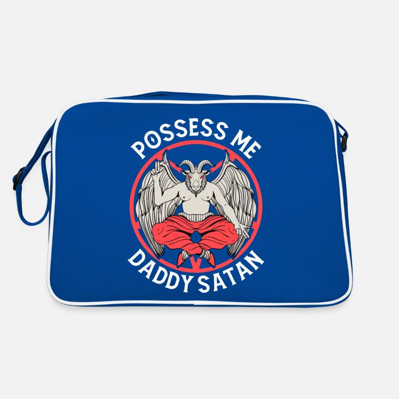 Satanisme Satanique Athée Baphomet Possède-moi Sac Retro