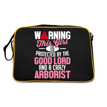 Protect Good God Crazy Arborist Holzar - Retro Bag - black/gold - Back