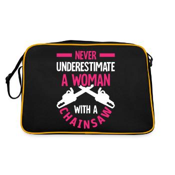 Arborists Woodworkers Lumberjacks Women A Fr - Retro Bag - black/gold - Back