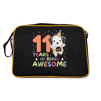 Les Dalmatiens pour leurs 11 ans enfants de onze ans - Sac Retro - noir/or - Dos