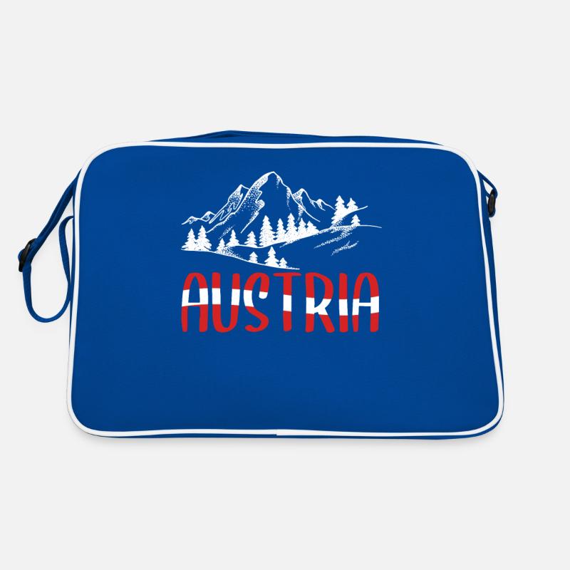 Austria Vacation Eagle Alps Mountains Gift Retro Bag