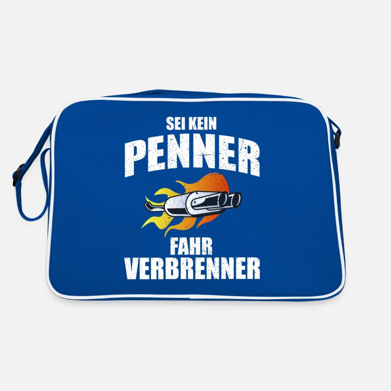 Combustion engine Don't be a bum, drive a combustion engine Retro Bag