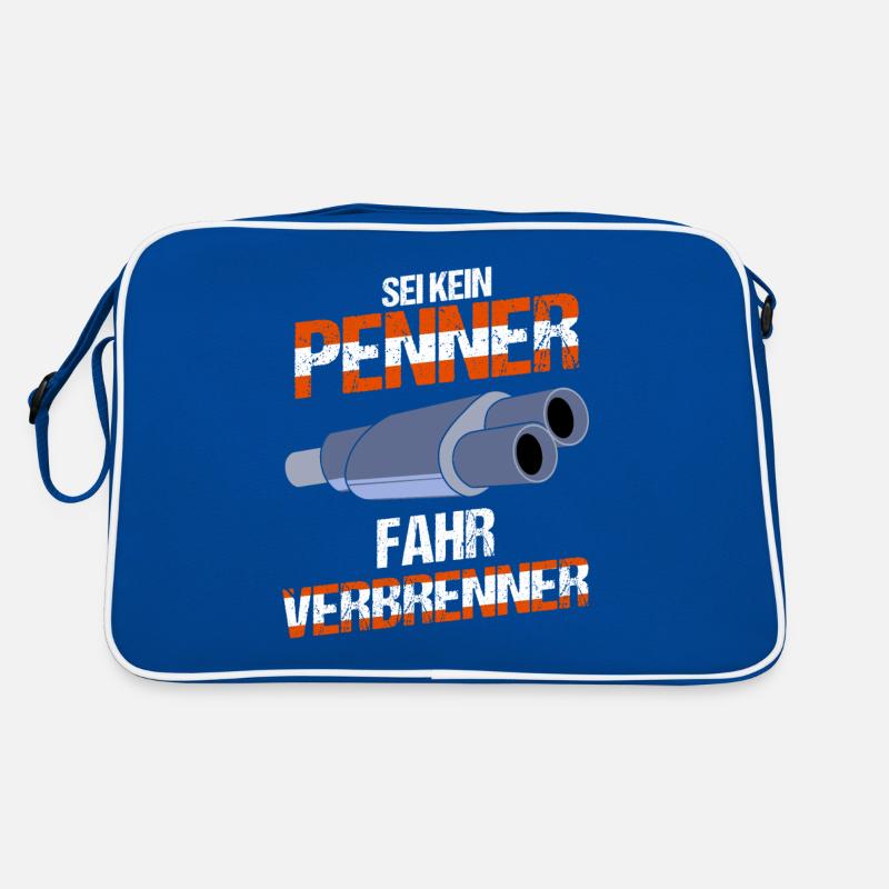 Combustion engine Don't be a bum, drive a combustion engine Retro Bag