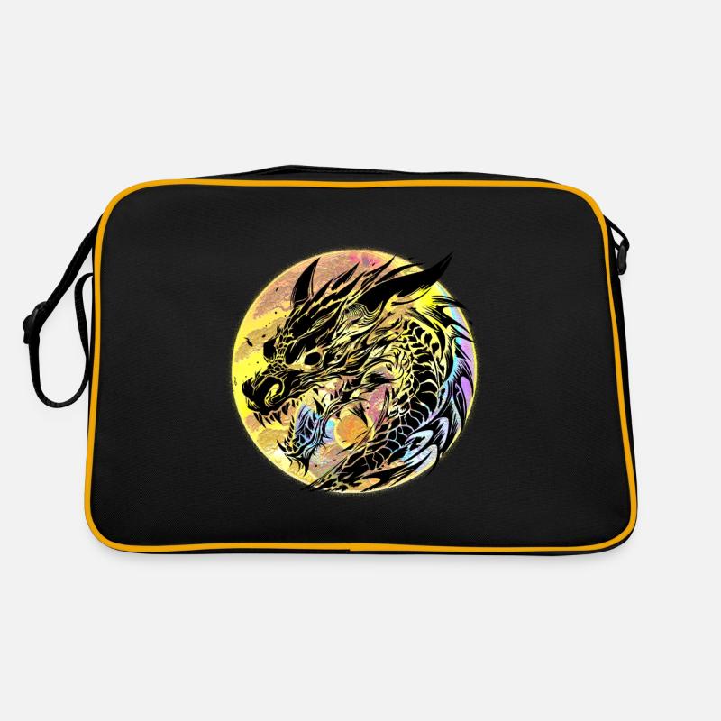 Dragon Dragon Créatures mythiques Créatures mythiques Conte de fées Sac Retro