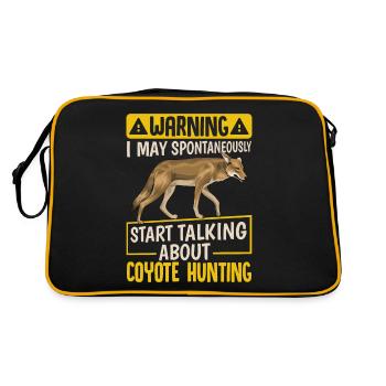 Coyote Hunter Yote - Retro Bag - black/gold - Back