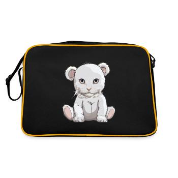 Ours en peluche Chat Chats Chaton Ours - Sac Retro - noir/or - Dos