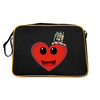 Wild West Heart Hearts Chamans Chamans - Sac Retro - noir/or - Dos