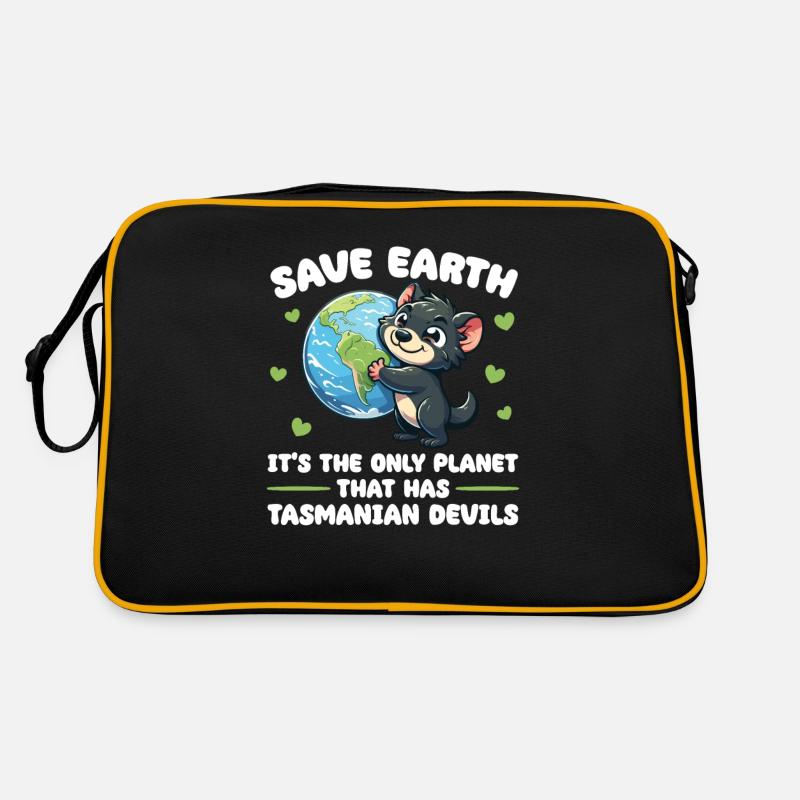 Is the only planet with a marsupial devil Earth Day Retro Bag