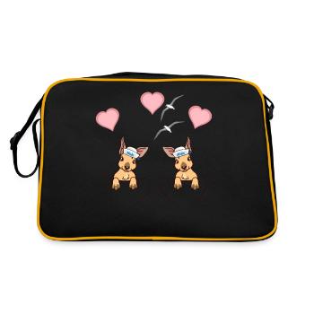 Marins Kangoru Marins Marins Ahoy Enfant - Sac Retro - noir/or - Dos