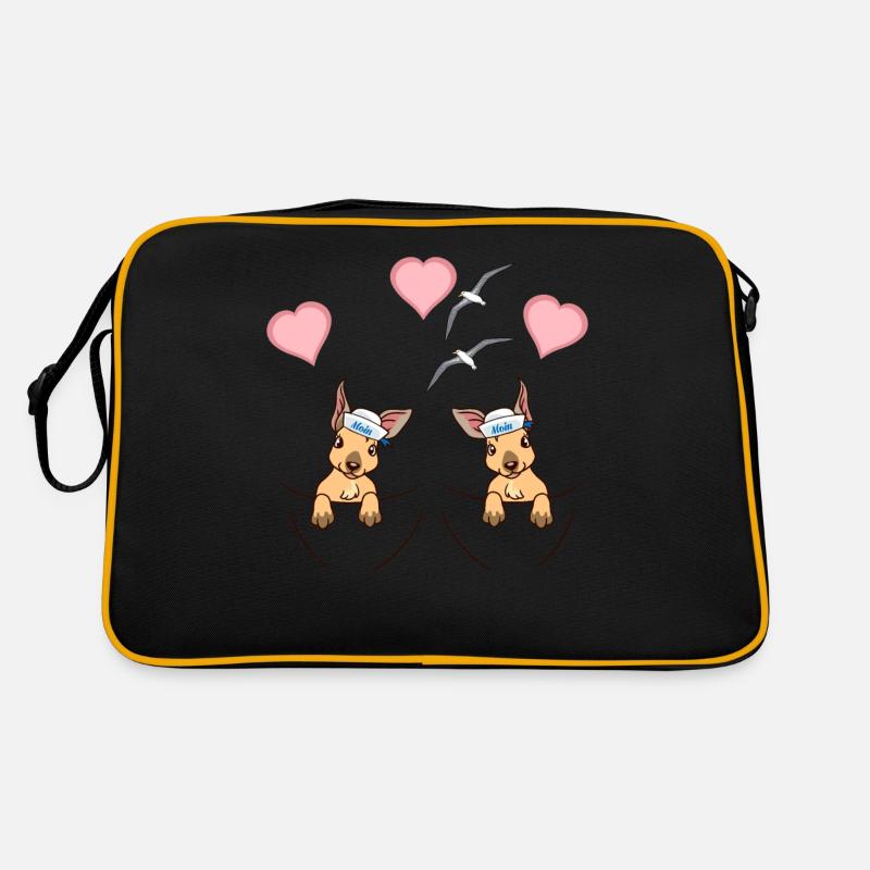 Matrosen Kangoru Seefaher Seemänner Ahoi Kind Retro Tasche