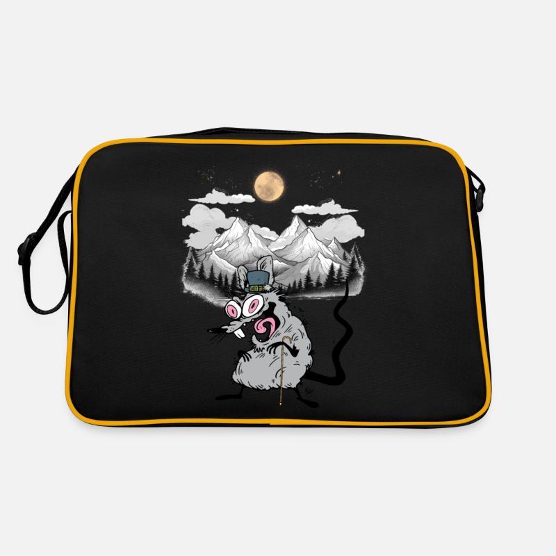 Tyrolean Hiking Rat Rats Austria Switzerland Retro Bag
