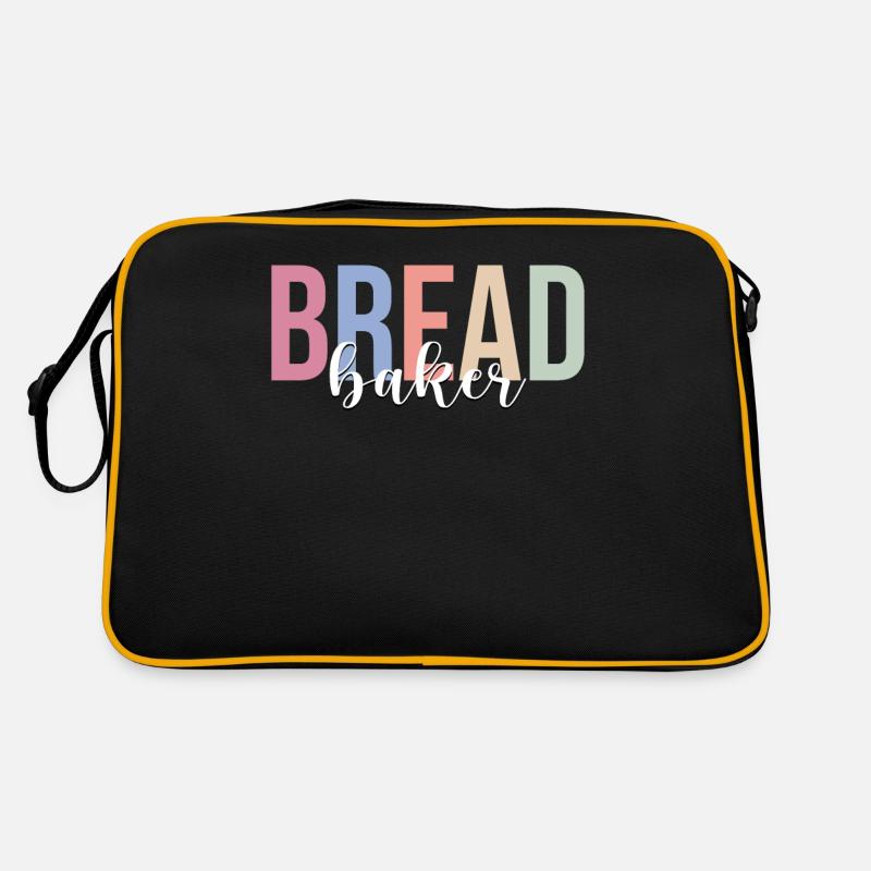 Bread Baker Bread Baking Bakery Confectionery Retro Bag
