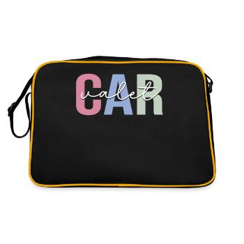Valet parking attendant - Retro Bag - black/gold - Back