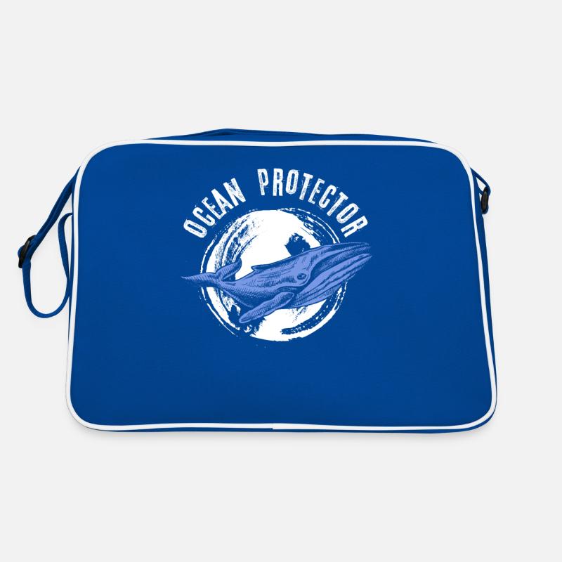 Umweltschutz, Naturschutz, Ocean Protector, Planet Retro Tasche