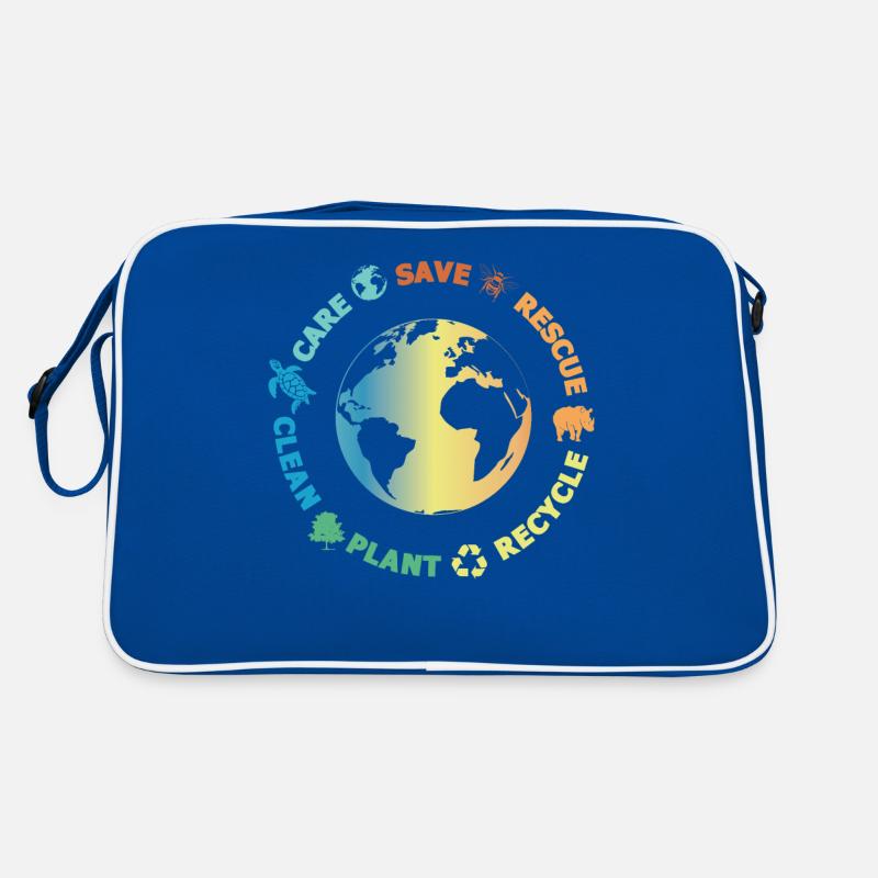 Umweltschutz, Naturschutz, Ocean Protector, Planet Retro Tasche
