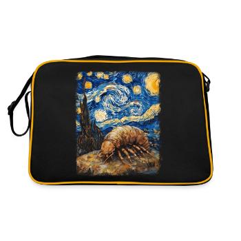 Isopodes Nuit étoilée Peinture - Sac Retro - noir/or - Dos