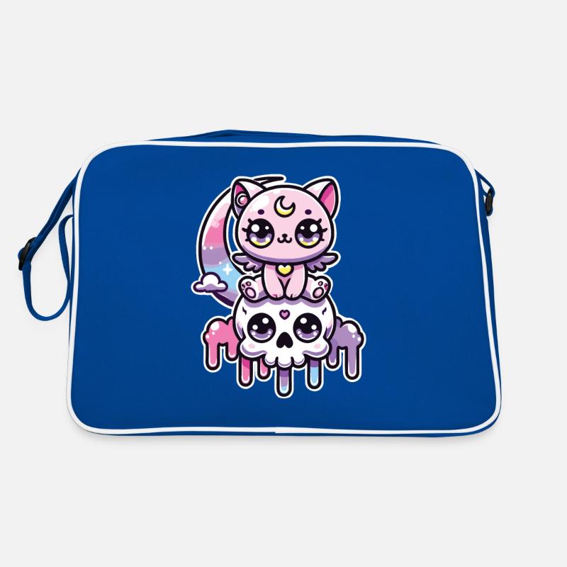 Kawaii Gothique Chat Couleurs Pastel Gothique Goth Sac Retro
